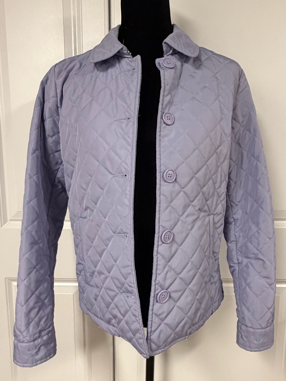 Charter Club Button Front Quilted Jacket
